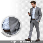 Cutout Person Archviz PNG