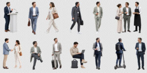 Various cutout people collection huge variety for Architects and Landscape Designers