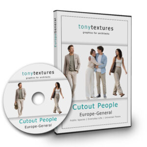 Cutout People Architecture Visualization Entourage Europe General