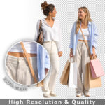 Cutout Person Archviz PNG for Architectural Rendering Women shopping bag woman walking high street retail shops shopping mall
