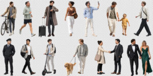 Various cutout people collection huge variety for Architects and Landscape Designers