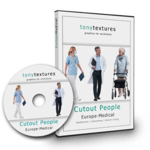 Cutout People Architecture Visualization Entourage Europe Medical