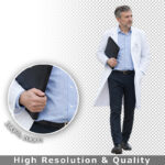 Cutout Person Archviz PNG