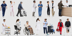 Various cutout people collection huge variety for Architects and Landscape Designers