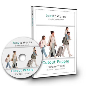 Cutout People Architecture Visualization Entourage Europe Travel