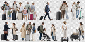 Various cutout people collection huge variety for Architects and Landscape Designers